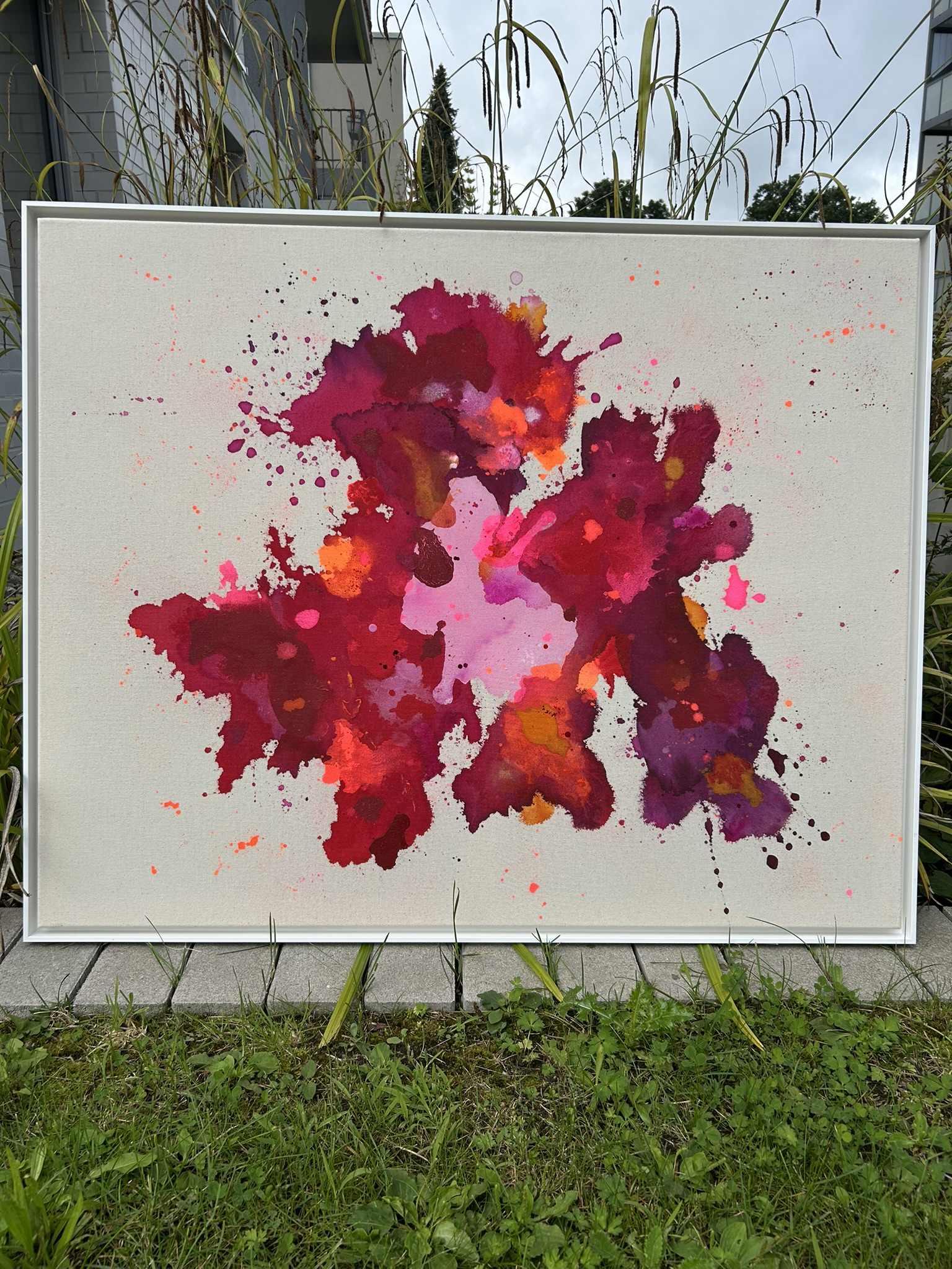 Befreiung, 2025, Acryl auf roher Baumwollleinwand, Ansicht 13
